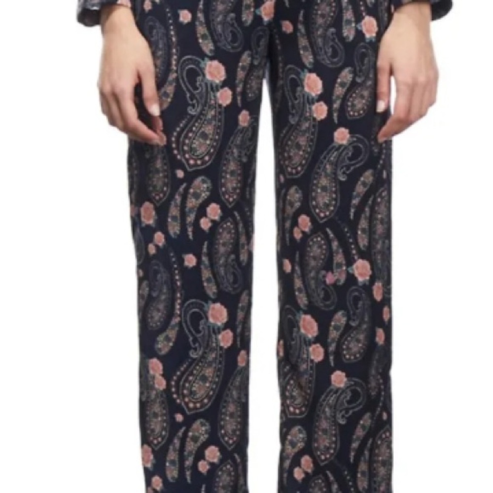 THE KOOPLES Paisley Floral-Print Pull-On Pants